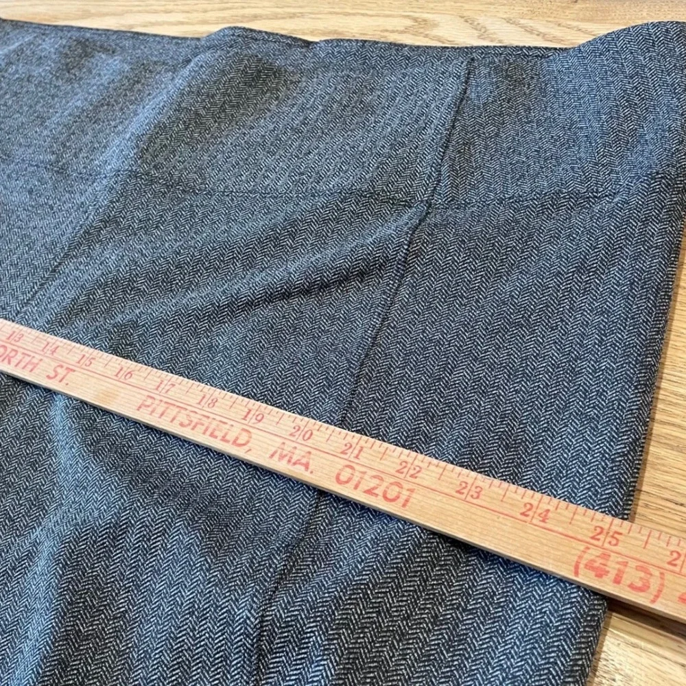 Womens Gray Capri Leggings Althleta Delancy Herringbone Athleisure Quiet Luxury - Picture 6 of 13